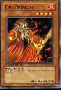 Fire Princess - Gold Series 2008 - YuGiOh card