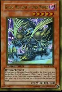 Goldd, Wu-Lord of Dark World - Gold Series 2008 - YuGiOh card