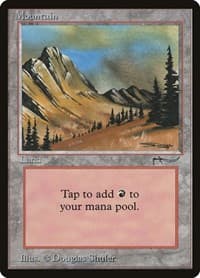 Mountain (Arabian Nights) - Arabian Nights - Magic: The Gathering card