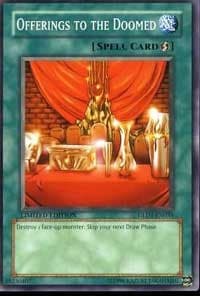 Offerings to the Doomed - Gold Series 2008 - YuGiOh card