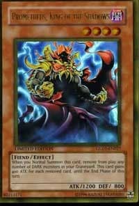 Prometheus, King of the Shadows - Gold Series 2008 - YuGiOh card