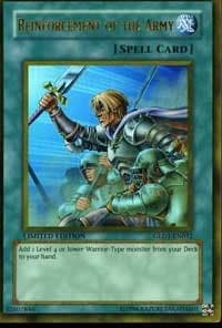 Reinforcement of the Army - Gold Series 2008 - YuGiOh card