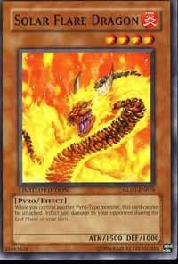 Solar Flare Dragon - Gold Series 2008 - YuGiOh card