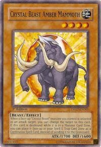 Crystal Beast Amber Mammoth - Duelist Pack 7: Jesse Anderson - YuGiOh card