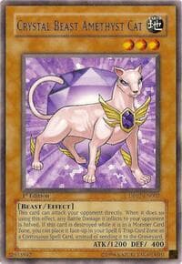 Crystal Beast Amethyst Cat - Duelist Pack 7: Jesse Anderson - YuGiOh card