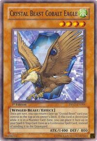 Crystal Beast Cobalt Eagle - Duelist Pack 7: Jesse Anderson - YuGiOh card