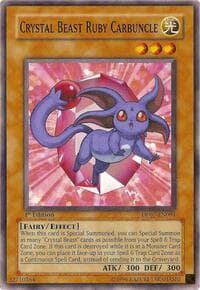 Crystal Beast Ruby Carbuncle - Duelist Pack 7: Jesse Anderson - YuGiOh card