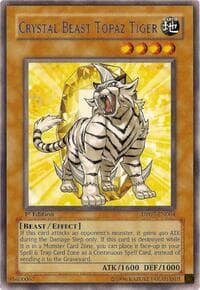 Crystal Beast Topaz Tiger - Duelist Pack 7: Jesse Anderson - YuGiOh card