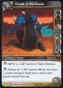 Cloak of Darkness - CRP - WoW card