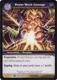 Power Word: Courage - Arena Grand Melee - WoW card