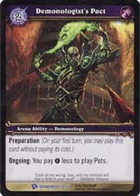 Demonologist's Pact - Arena Grand Melee - WoW card