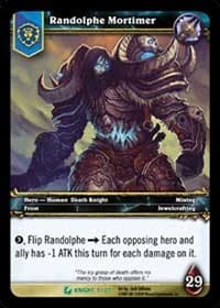 Randolphe Mortimer - Death Knight Starter - WoW card