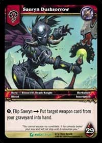 Saeryn Dusksorrow - Death Knight Starter - WoW card
