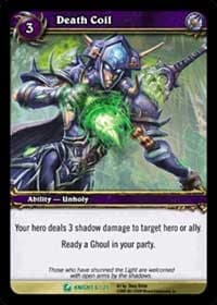 Death Coil - Death Knight Starter - WoW card