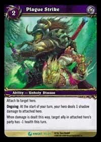 Plague Strike - Death Knight Starter - WoW card