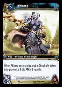 Ahkara - Death Knight Starter - WoW card