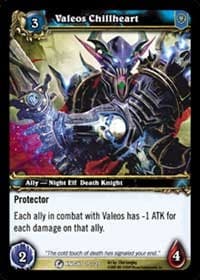 Valeos Chillheart - Death Knight Starter - WoW card