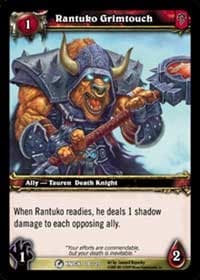 Rantuko Grimtouch - Death Knight Starter - WoW card