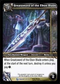 Greatsword of the Ebon Blade - Death Knight Starter - WoW card