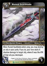 Runed Soulblade - Death Knight Starter - WoW card