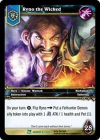 Ryno the Wicked - Fields of Honor - WoW card