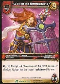 Addisyn the Untouchable - Fields of Honor - WoW card