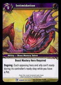 Intimidation - Fields of Honor - WoW card