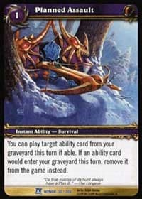 Planned Assault - Fields of Honor - WoW card