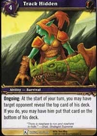 Track Hidden - Fields of Honor - WoW card