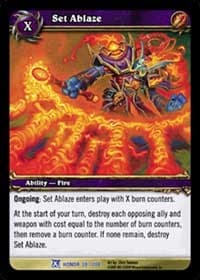 Set Ablaze - Fields of Honor - WoW card