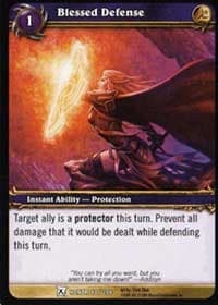 Blessed Defense - Fields of Honor - WoW card