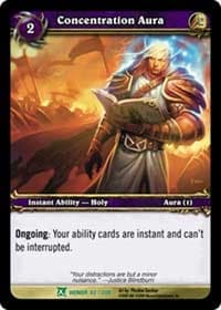 Concentration Aura - Fields of Honor - WoW card