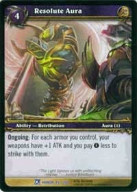 Resolute Aura - Fields of Honor - WoW card