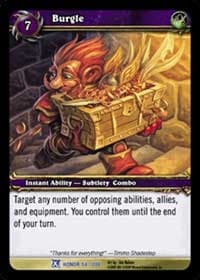 Burgle - Fields of Honor - WoW card
