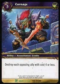 Carnage - Fields of Honor - WoW card
