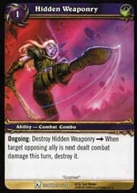 Hidden Weaponry - Fields of Honor - WoW card
