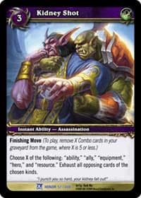 Kidney Shot - Fields of Honor - WoW card