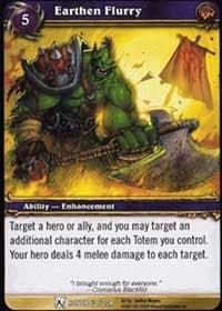 Earthen Flurry - Fields of Honor - WoW card