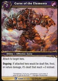 Curse of the Elements - Fields of Honor - WoW card