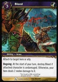 Bleed - Fields of Honor - WoW card