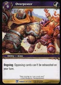 Overpower - Fields of Honor - WoW card