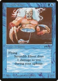 Serendib Efreet - Arabian Nights - Magic: The Gathering card