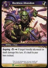 Reckless Abandon - Fields of Honor - WoW card