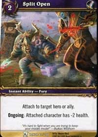 Split Open - Fields of Honor - WoW card