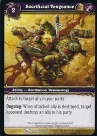 Sacrificial Vengeance - Fields of Honor - WoW card