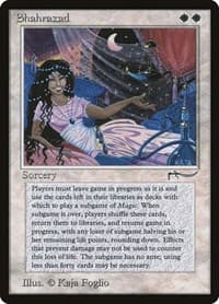 Shahrazad - Arabian Nights - Magic: The Gathering card