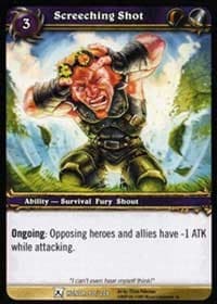 Screeching Shot - Fields of Honor - WoW card