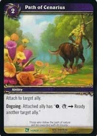 Path of Cenarius - Fields of Honor - WoW card