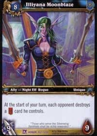 Illiyana Moonblaze - Fields of Honor - WoW card