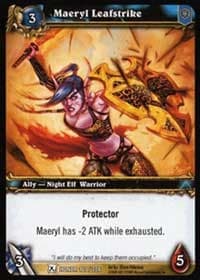 Maeryl Leafstrike - Fields of Honor - WoW card